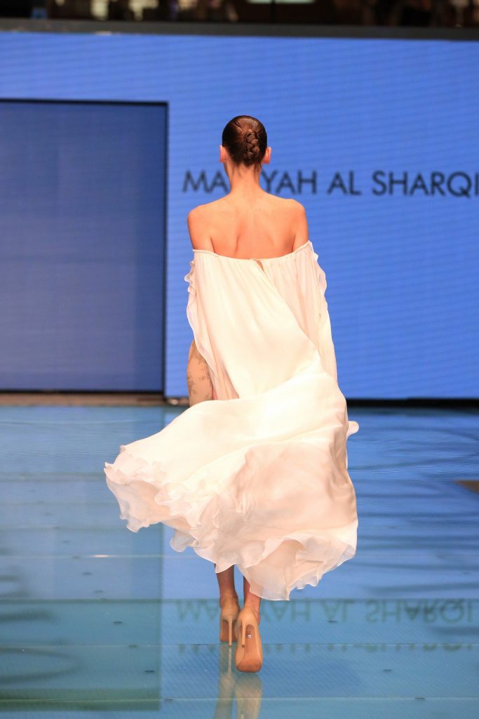 Madiyah Al Sharqi SS15, Fashion Forward, Dubai. Photo courtesy of Getty.