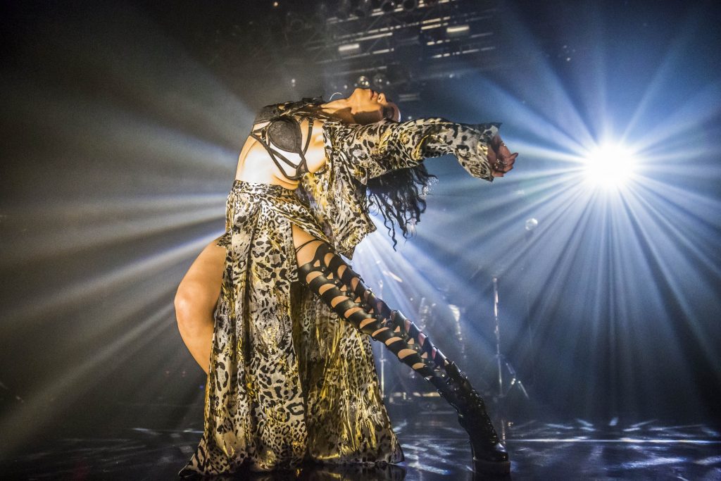 FKA twigs in captivating form in New York last year. Photography by Ester Segretto/The Hell Gate/Corbis.