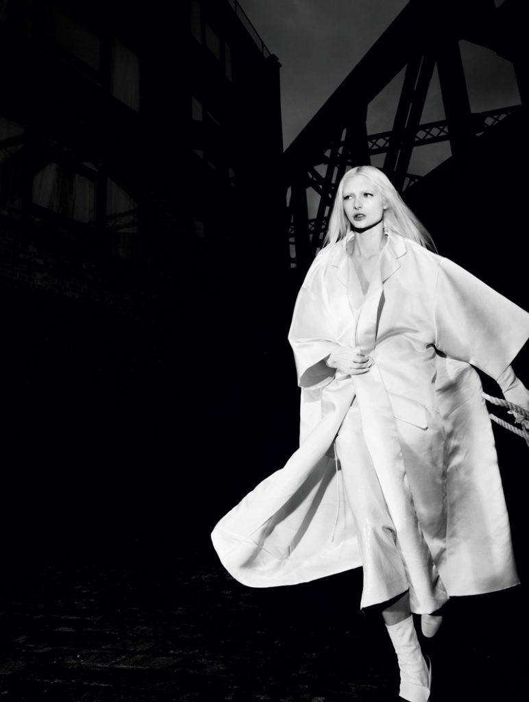 The Depths of Desire, photographed by Mitchell and Wulff, MOJEH issue 14 | Coat, MIU MIU
