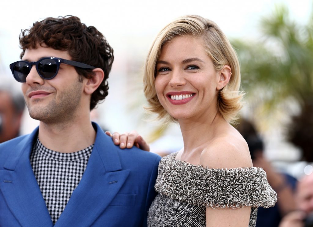 Xavier Dolan and Sienna Miller during Cannes Film Festival. Photo courtesy of Andreas Rentz/Getty Images.