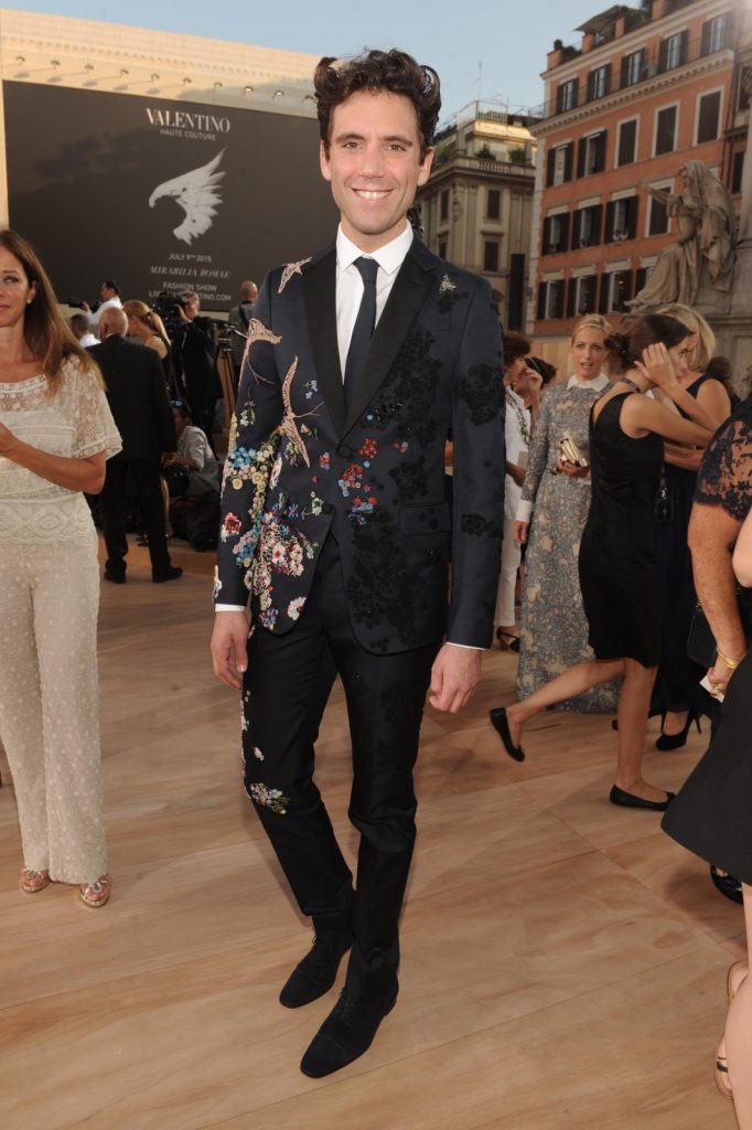 Mika sang at the after party of Valentino's Mirabilia Romae event during couture week.
