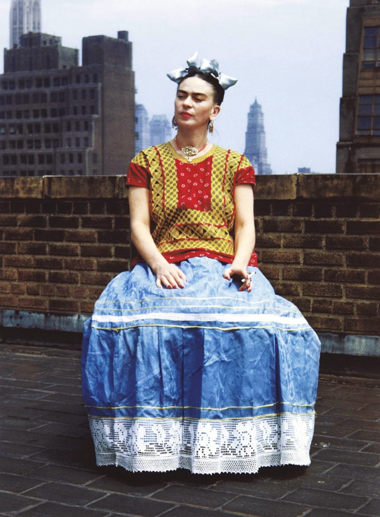 Frida On The Rooftop, New York. Photographed by Nickolas Muray, 1946
