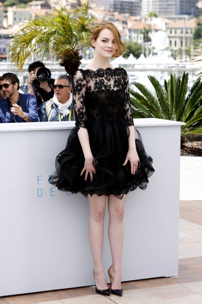 Emma Stone in Cannes. Image courtesy of Getty.