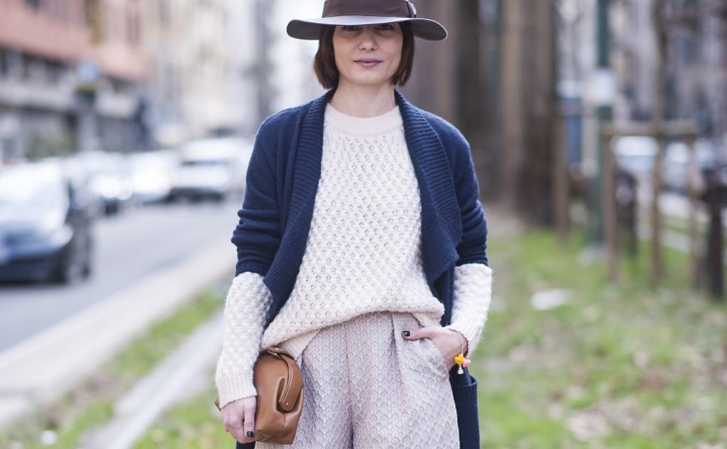 Pastel, cropped or in dress form, cable knits remain a perennial style staple