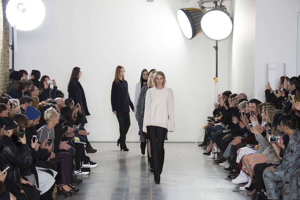 Cable knit finale at Pringle of Scotland