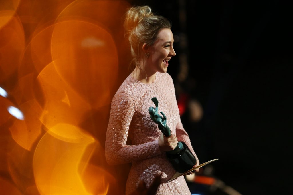 Actress Saoirse Ronan onstage during The 22nd Annual Screen Actors Guild Awards