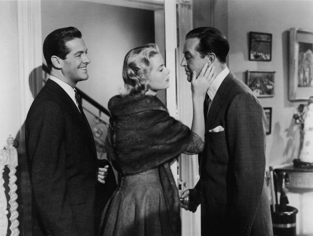 Alfred Hitchcock's 1954 drama 'Dial 'M' for Murder' featuring Grace Kelly, Ray Milland and Robert Cummings