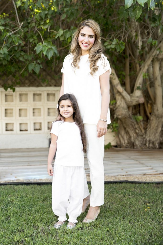 Jumana Al Darwish and her daughter Ayla, photographed by Michelle at The Factory ME at Bambah Boutique