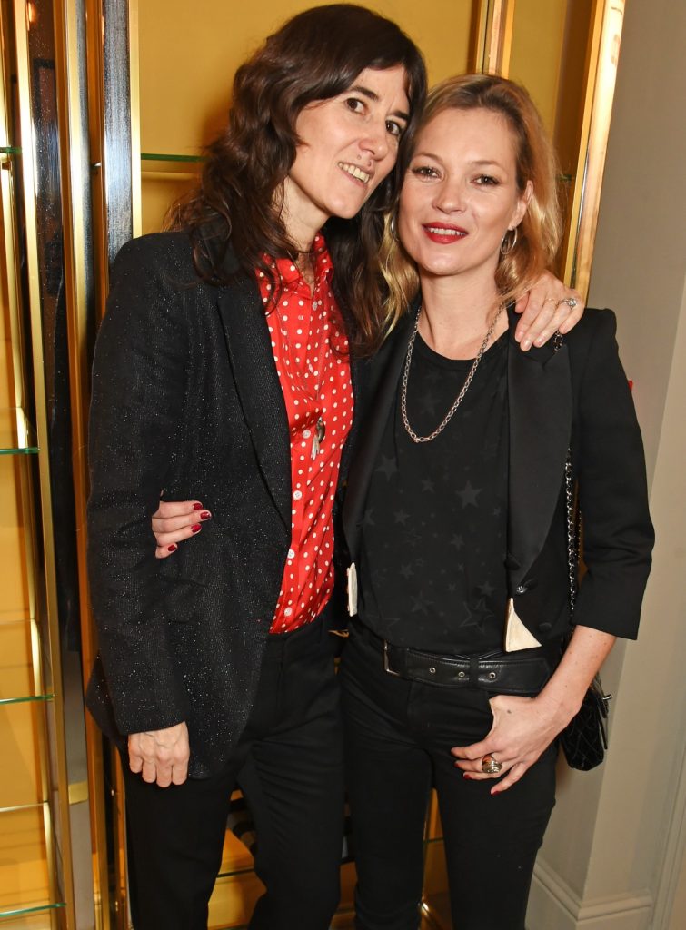 Bella and Kate Moss at her store launch in London