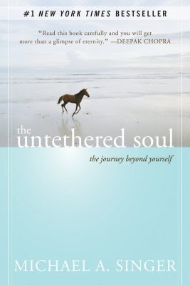 The Untethered Soul: The Journey Beyond Yourself by Michael A. Singer, 2007   What can you do each day to discover inner peace and serenity? Singer, a spiritual teacher, taps into traditional meditation and mindfulness walks the reader through the journey of consciousness and freeing oneself from pain to achieve happiness and self-realization.