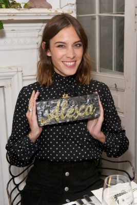 Edie Parker allows you to create your own version of her signature clutch by choosing your favourite colours, hardware, and personalised text for the front of the bag. This could be your name, catchphrase or a special date.  Available at Edieparker.com