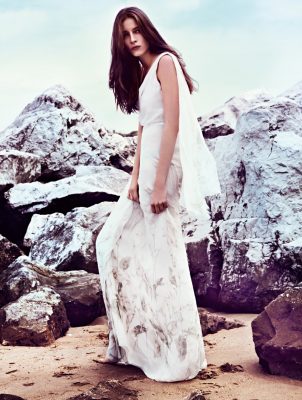 Wispy whites were encouraged by both Chiuri and Piccioli as we went coastal in MOJEH Issue 6.Dress, VALENTIN
