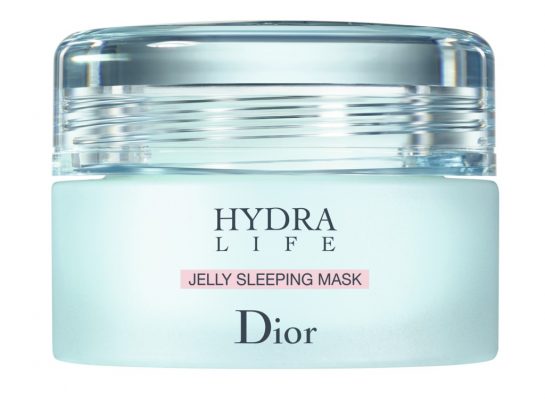 Dior's Hydra Life Jelly Sleeping Mask has a lightweight jelly-water texture made from organically grown Anjou flowers that provides eight hours of hydration.