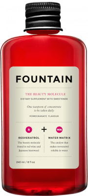 FOUNTAIN, The Energy Molecule Key Elements: Hyaluronic acid with infused hydrogen to boost metabolis