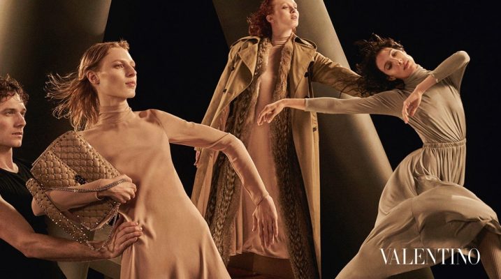 In Valentino's FW16 Campaign shot by Steven Meisel