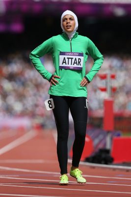 For the second time in Olympian history, Saudi Arabia is sending female athletes to the Games, including long-distance runner Sarah Attar. Born and raised in Southern California to an American mother and Saudi father, Attar was a 19-year-old college student in 2012 when Saudi Arabia agreed to allow women to compete in London.