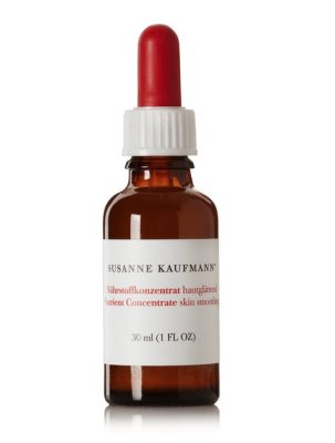 Susanne Kaufmann's Nutrient Concentrate works wonders on the skin during cooler climates due to the aloe vera it contains as well as Vitamin B3 which improves circulation