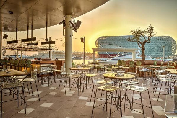 Where: Iris Yas Island, Abu Dhabi  Best For: Trendsetting  A firm favourite hailing from Beirut, Iris attracts a relaxed and trendy crowd looking for post-work socialising. Offering a light and easy Japanese-centric menu views overlook the glittering Yas Marina and Viceroy hotel
