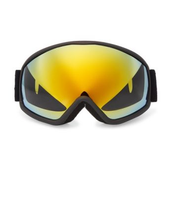 Mirrored ski goggles, Fendi