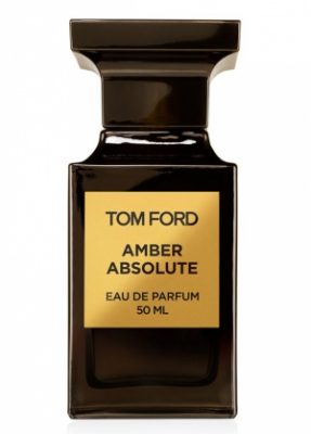 What: Amber Absolute, Tom Ford  The ultimate in amber this is part of Tom Ford’s exclusive Private Blend collection from 2007. The designer’s love for artisanal fragrances inspired the use of pure amber, an extract believed to hold mystical powers. Amber’s allure is amplified with African incense, labdanum, rich woods and a dab of vanilla bean.