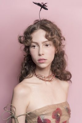 Christian Dior.Maria Grazia Chiuri envisions a romanticised 18th Century heroine for her first Haute Couture collection at the House of Christian Dior. Here, models’ lips were dabbed in blush pink while eyelids glimmered with a neutral pearlescent sheen.