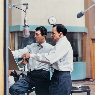 Frank Sinatra and Dean Martin at the sessions for Martin’s Sleep Warm LP. Ken Veeder, Capitol Tower Studio B, October 1958. Copyright: Capitol Photo Archives