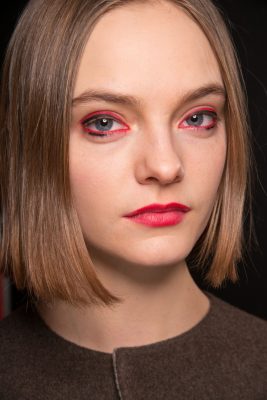 Chalayan: Layerless bobs and bright lids let the makeup do the talking