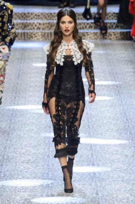 Negin Mirsalehi: Amsterdam-based Persian beauty and entrepreneur Negin donned a sheer, form-fitting lace midi dress.