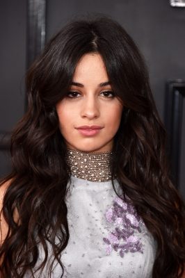 Camila Cabello. Parted cascading locks and a demure lilac gown: the singer evoked modern-day princess for her appearance at the Grammy Awards. Her makeup artist, Allan Avendaño, topped lips with Burt’s Bees Tinted Lip Oil in Whispering Orchid to emphasis her fresh-faced look.