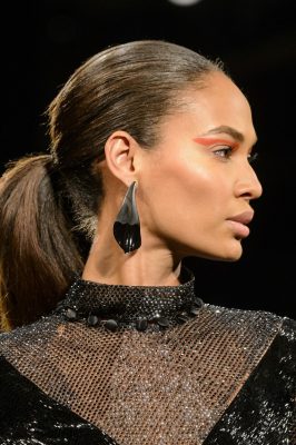 The Do: The ponytail made its return at Prabal Gurgung where it was sleekly pulled back and tied at the neck.