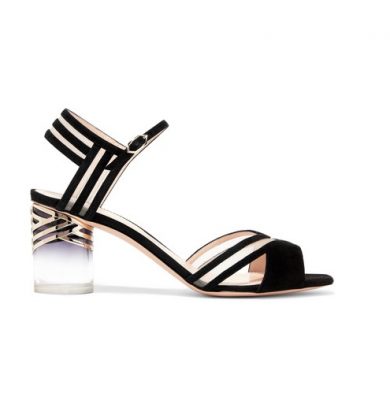 The sandal: These chic mesh-paneled sandals by Nicholas Kirkwood will take you easily from an al fresco lunch to a garden party or polo match. Wear with a beautiful summer sundress for maximum impact.