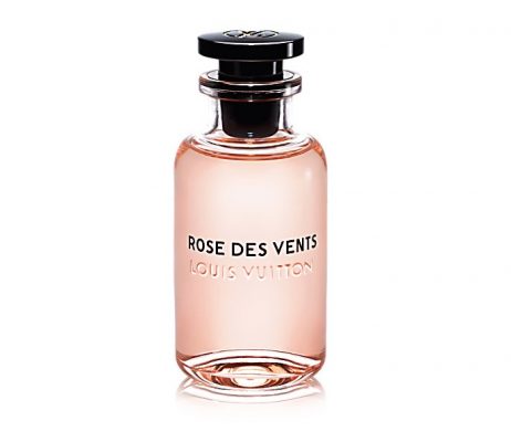 Sweet Intentions: Louis Vuitton's Rose des Vents fragrance combines May roses from Grasse with notes of iris and cedar resulting in a sweetly feminine perfume with a hint of pepper.