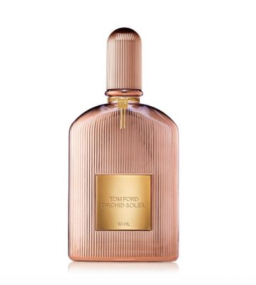 Vibrant Warmth: Orchid Soleil by Tom Ford is a lighter, more summery version of the brand's infamous Black Orchid perfume. Bitter citrus notes blend beautifully with lily, tuberose, vanilla, patchouli and orchid.