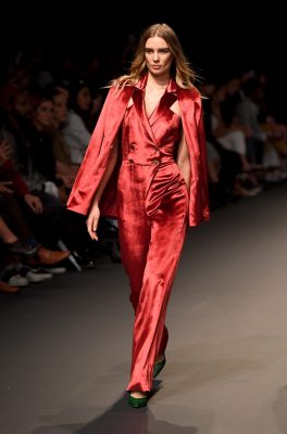 The Colour: Red emerges as the colour of the moment with designers such as Kristina Fidelskaya, Amato and Hussein Bazaza all taking on the firey hue in a confidant stride.