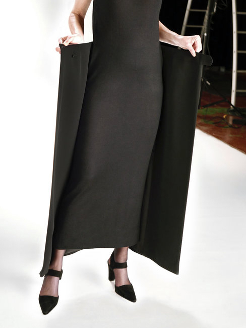 Hermès a/w02 tux over-skirt. Image credit Marina Faust