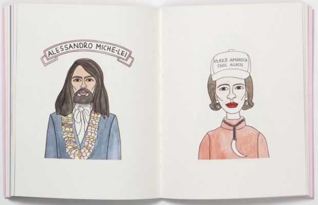 Enter the fashionable world of Angelica Hicks, who first started to post her slapstick drawings about the fashion world on Instagram.