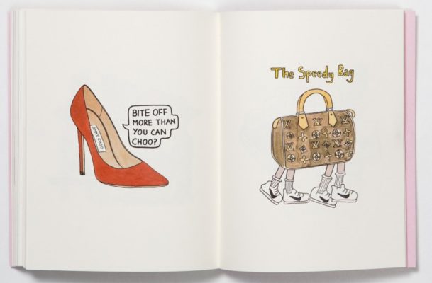 Enter the fashionable world of Angelica Hicks, who first started to post her slapstick drawings about the fashion world on Instagram