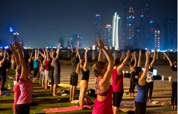 What: Fullmoon yoga, Fairmont The Palm, Dubai When: May 13, 8pm    Experience an evening under the stars whilst you enjoy a 90 minute full moon yoga and meditation session. The yoga session will be located on the resort’s white sand beach for one hour followed by 30 minutes of meditation in a relaxing setting with stunning views of Dubai Marina Skyline.