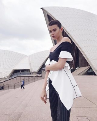 Georgia Fowler: the New Zealand-born model has risen steadily through the ranks earning her place in some of the world's most coveted runway lineups which included a spot in last year's Victoria's Secret show.