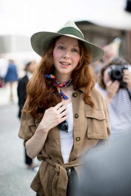 A utilitarian-style jacket is a versatile wardrobe investment. Pair with a plain cotton T-shirt and colourful neckerchief for a summer safari-inspired look.