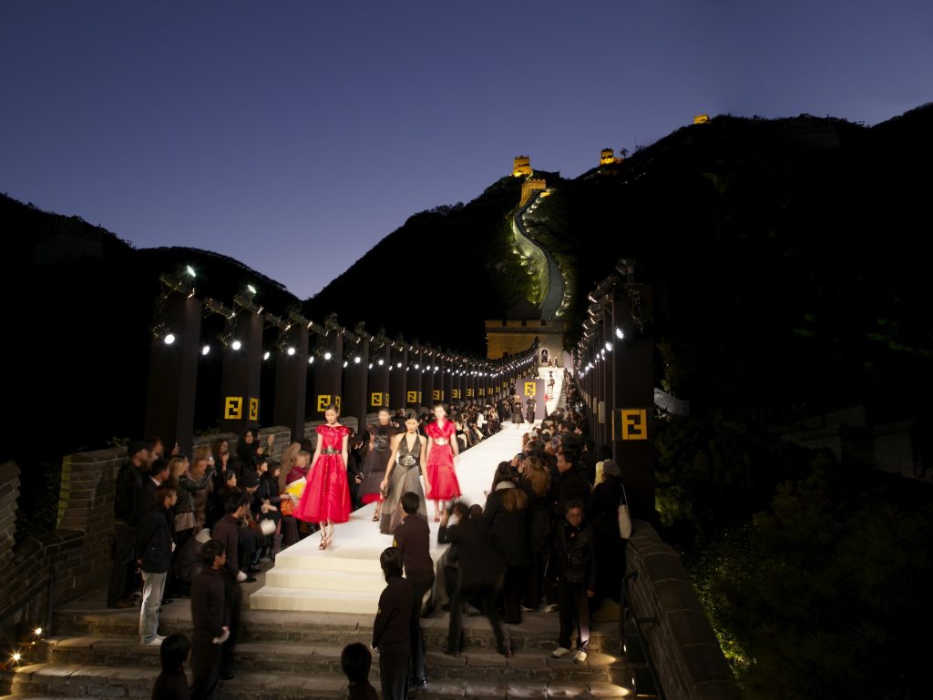 Fendi's Great Wall of China show