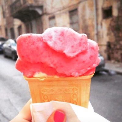 Hidden Gem: Hanna Mitri ice cream. He has kept his father’s legacy with the small old shop in the heart of Ashrafieh, known for his delicious, natural and fresh ice cream.