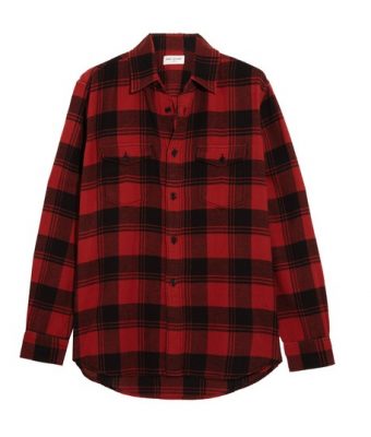 Saint Laurent’s plaid brushed-cotton shirt is as versatile as it is comfy. A wardrobe staple, a plaid shirt works with every from denim shorts to leather trousers.