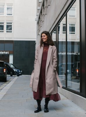 Although we’re admiring the spring/summer runways, we’re only just entering the midst of autumn/winter. The cooler months that lay ahead are the perfect opportunity to don darker, romantic and more dramatic shades. Layer a chiffon Victoriana dress or blouse with a slouchy trench for comfort.