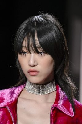 Spider eyes at Jeremy Scott | For a subtle approach that will remain relevant after the weekend's festivities, look towards lash extensions that go that extra mile. More is more here. Pare back on the skin and lips and allow the lashes to make their impact.