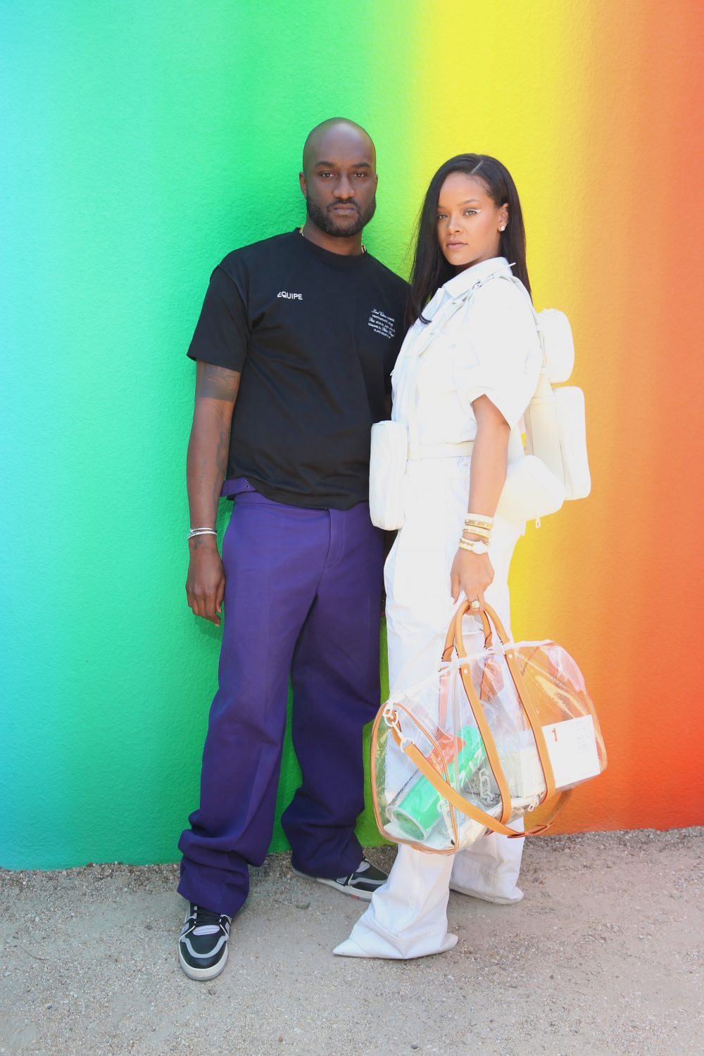 Virgil Abloh Debuts First Collection For Louis Vuitton, Supported By Kim  Kardashian And Kanye West
