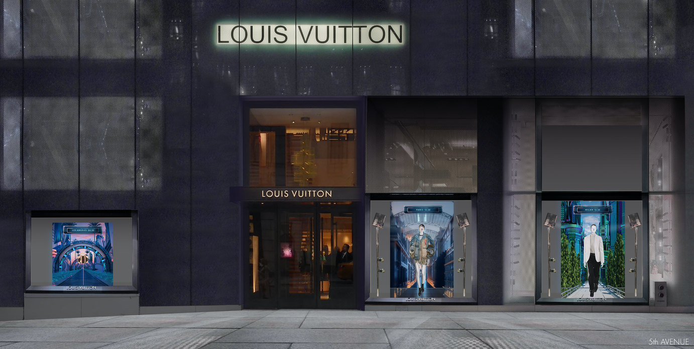 Louis Vuitton Creates Innovative Digital Windows For S/S &#39;19 Launch