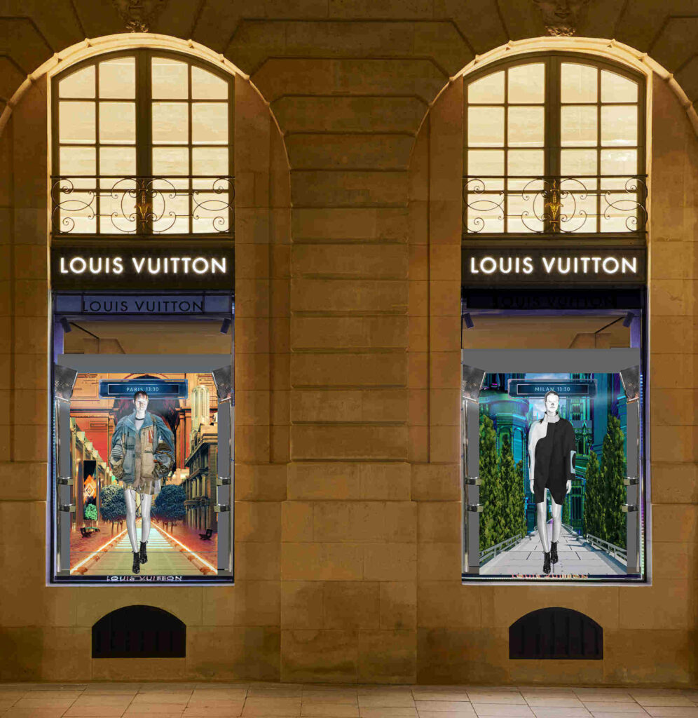 Louis Vuitton Creates Innovative Digital Windows For S/S &#39;19 Launch