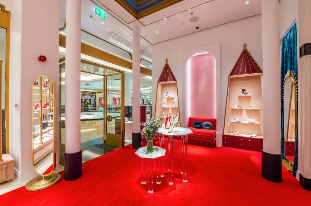 Christian Louboutin's Mall The Emirates Boutique Makeover