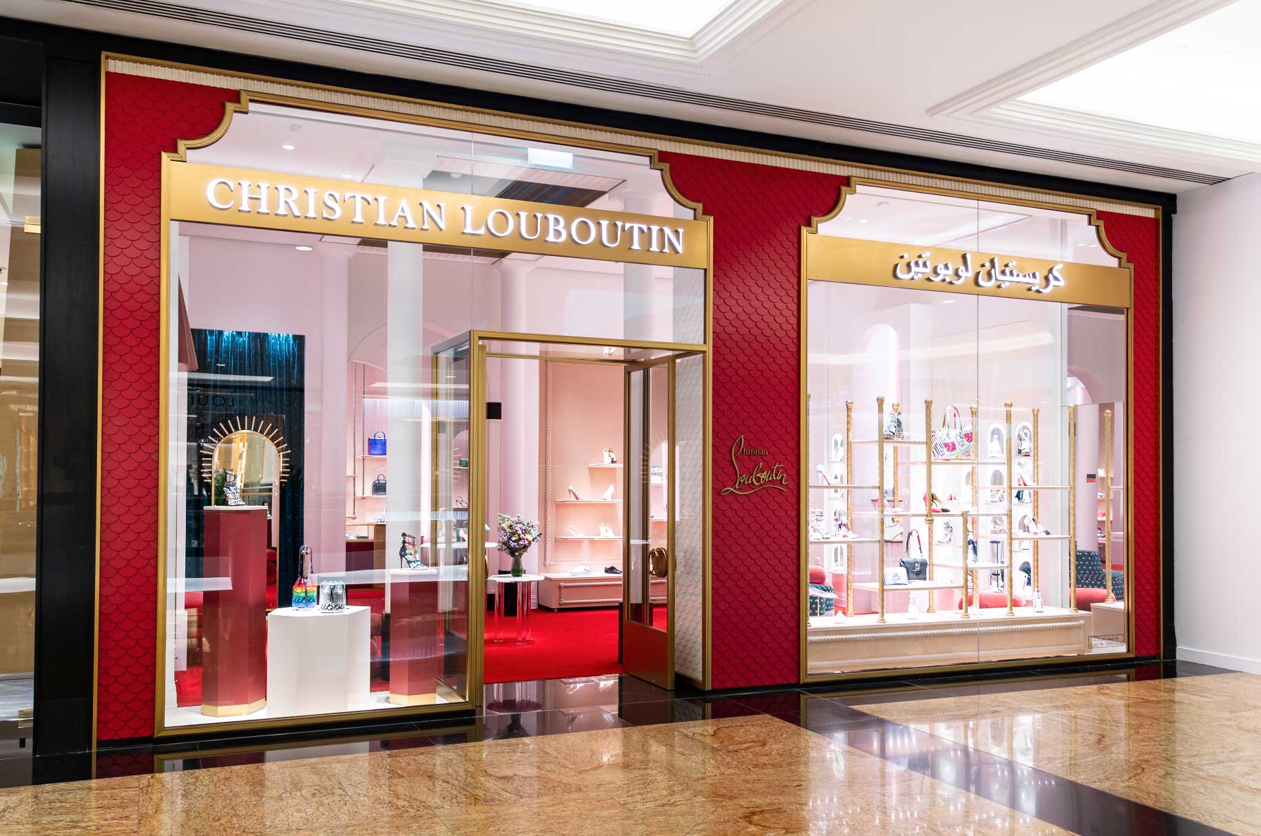 entusiasme Mælkehvid Decrement Christian Louboutin's Mall Of The Emirates Boutique Got A Makeover